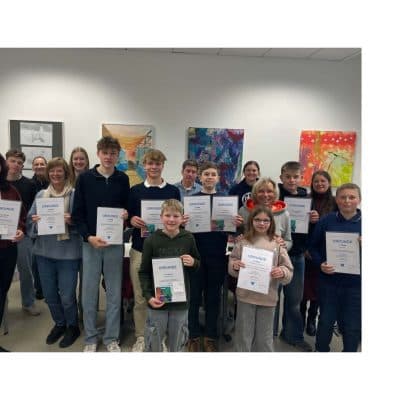 Schulstiftungsinterne Siegerehrung zum 1. Platz beim STADTRADELN Osnabrück